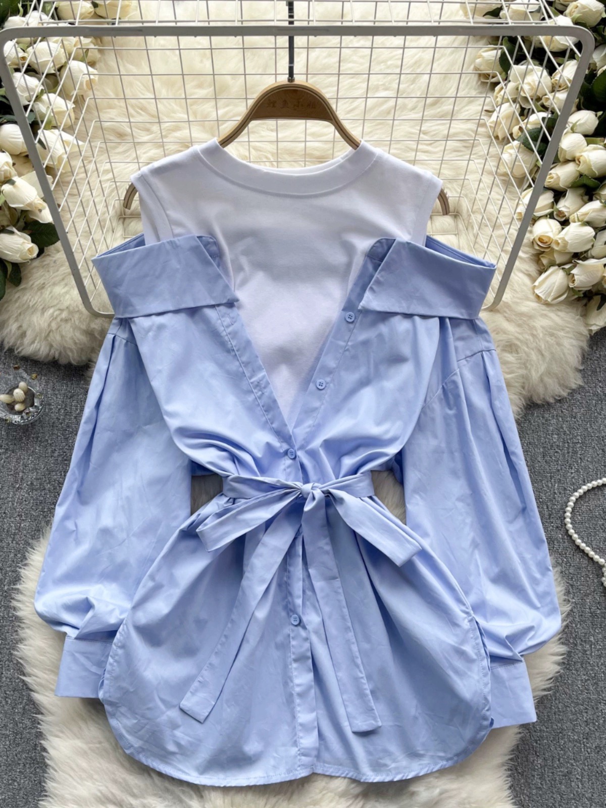 Flowers and diamonds shirt SH119 images